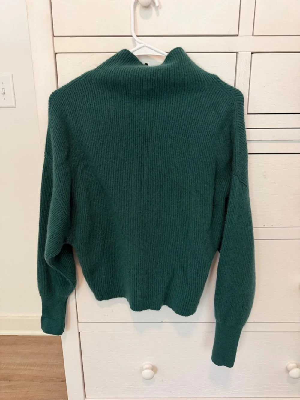 Anthropologie Dark Green Cashmere Sweater - Picture 2 of 3